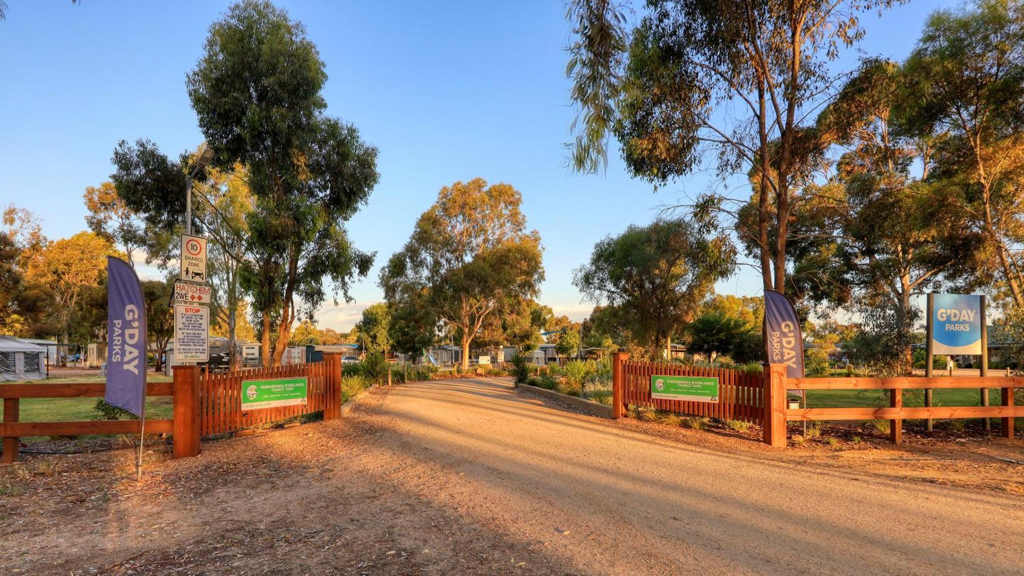 Yarrawonga Riverlands Tourist Park Exterior foto